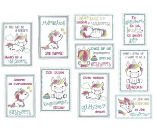 ITH Postkarten - Glitzerpupser Set Maxi